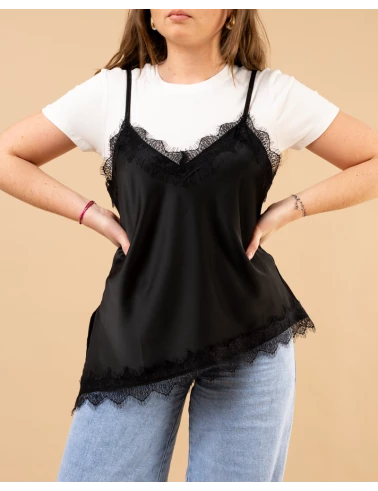 Débardeur dentelle