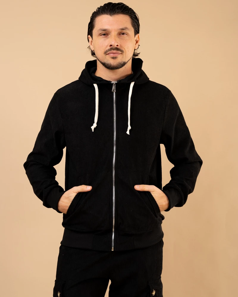 Veste jogg velours