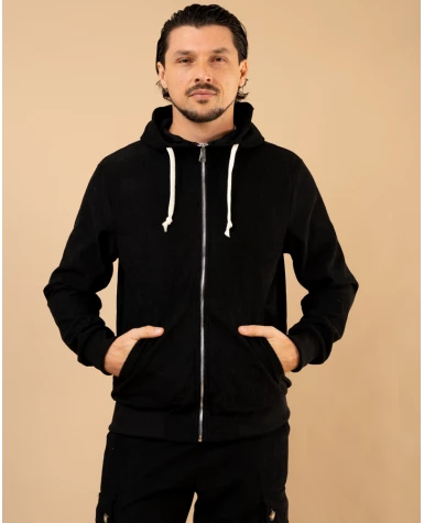 Veste jogg velours