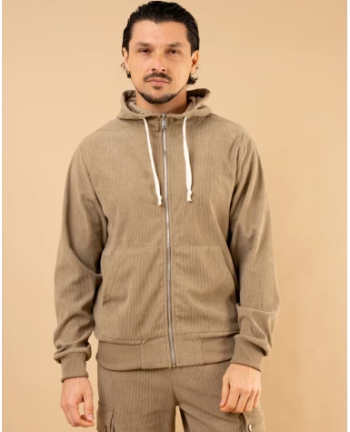 Veste jogg velours