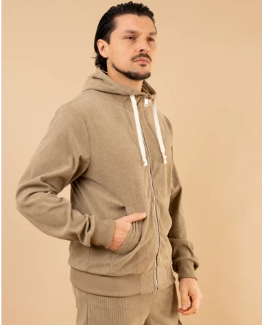 Veste jogg velours