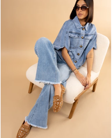 Jean large dirty
