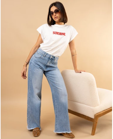 Jean large dirty