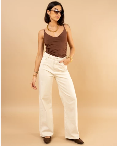 Pantalon large color