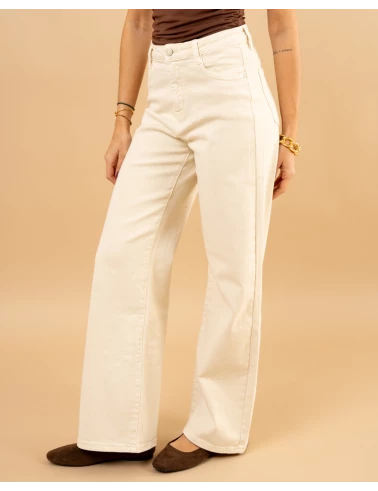Pantalon large color