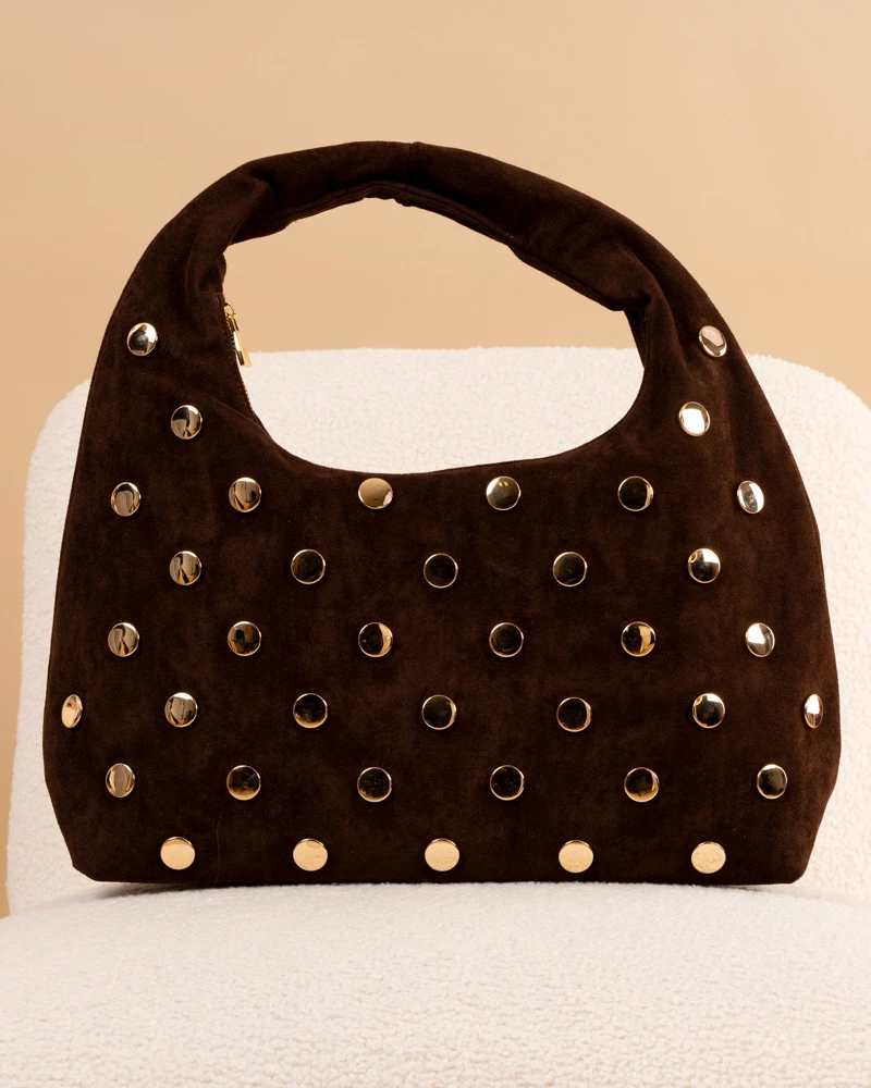Sac suedine clous