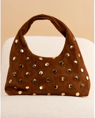 Sac suedine clous