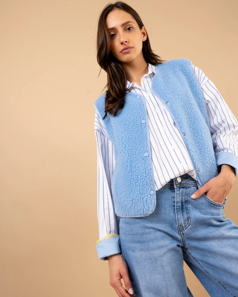 Gilet boutons