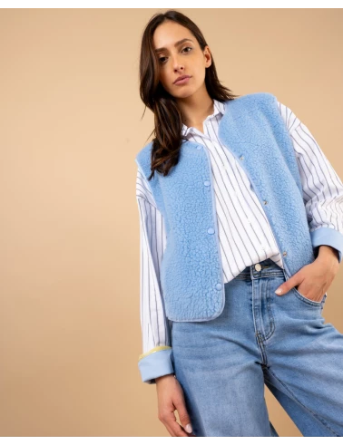 Gilet boutons