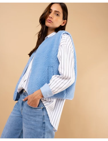 Gilet boutons
