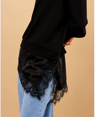 Sweat bas dentelle