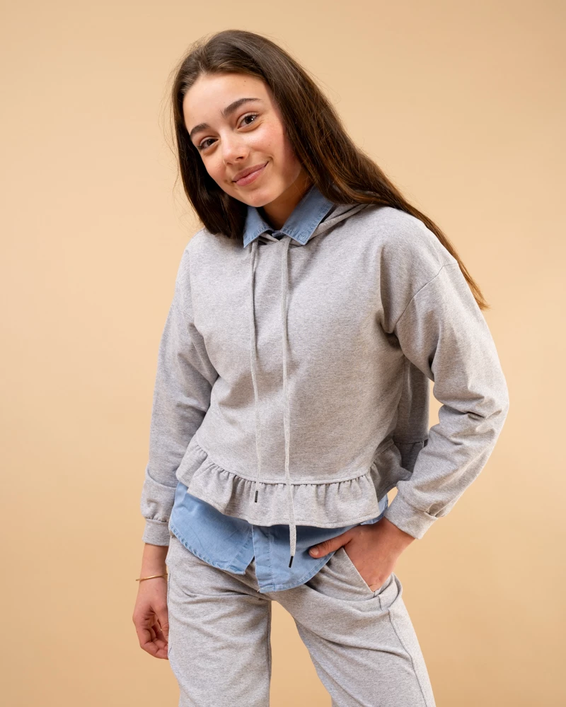 Sweat bas volant