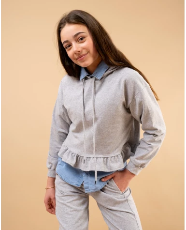 Sweat bas volant