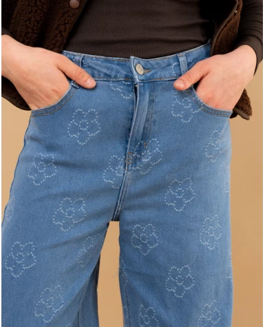 Jean fleurs