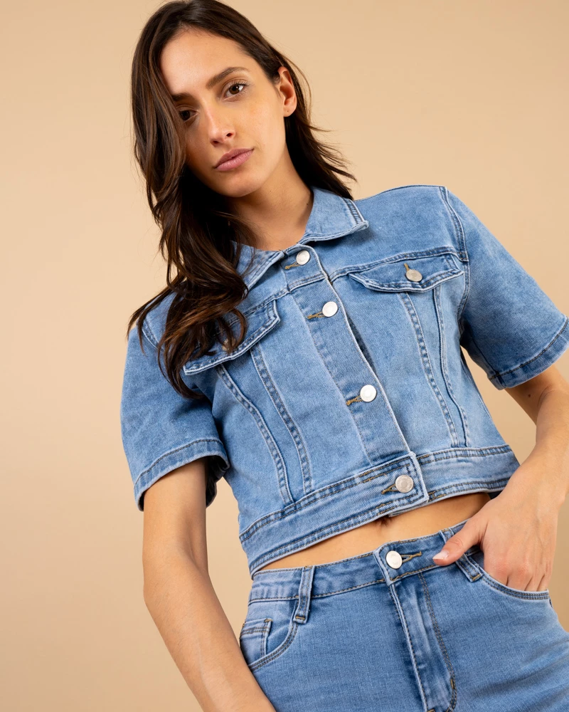 Veste jean mc