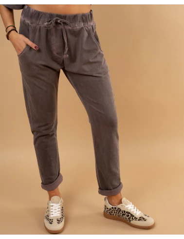 Jogging uni délavé