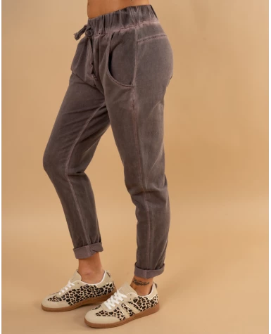 Jogging uni délavé
