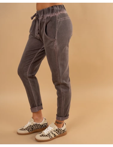 Jogging uni délavé