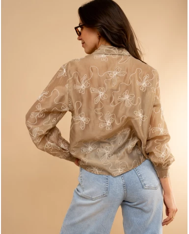 Chemise brodée