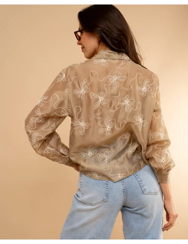 Chemise brodée