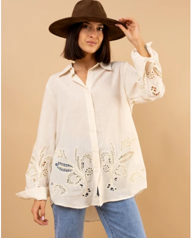 Chemise broderies Chemise broderies