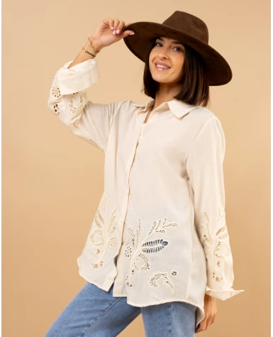 Chemise broderies Chemise broderies