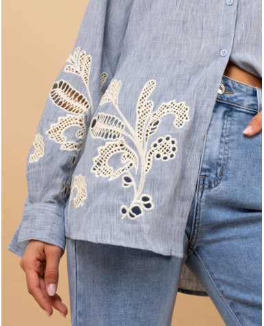 Chemise broderies Chemise broderies