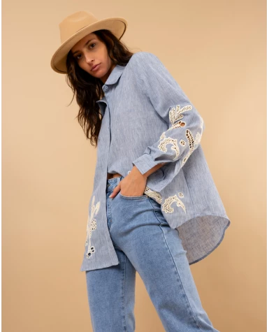 Chemise broderies Chemise broderies