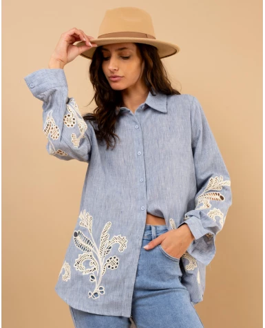 Chemise broderies Chemise broderies
