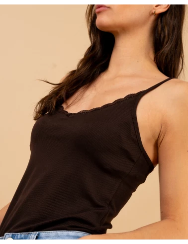 Débardeur dentelle