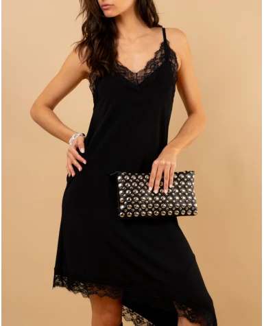 Robe longue dentelle