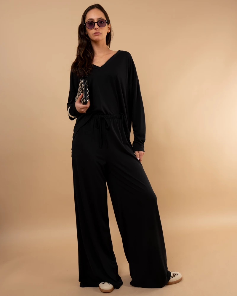 Pantalon large fluide
