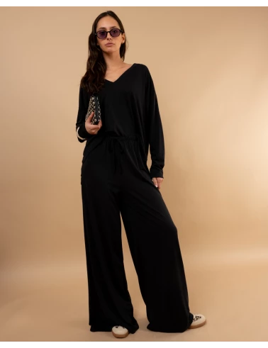 Pantalon large fluide