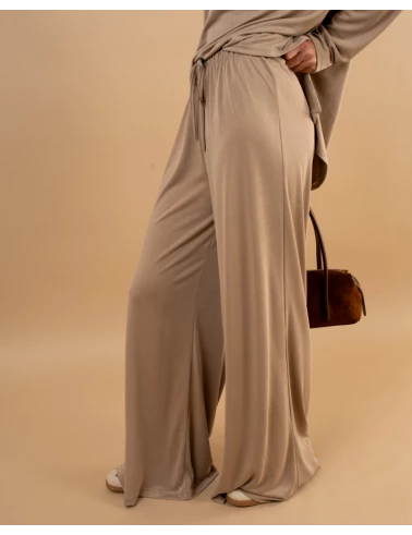 Pantalon large fluide