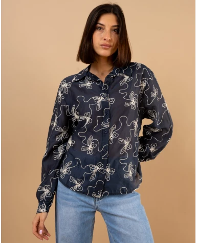 Chemise brodée