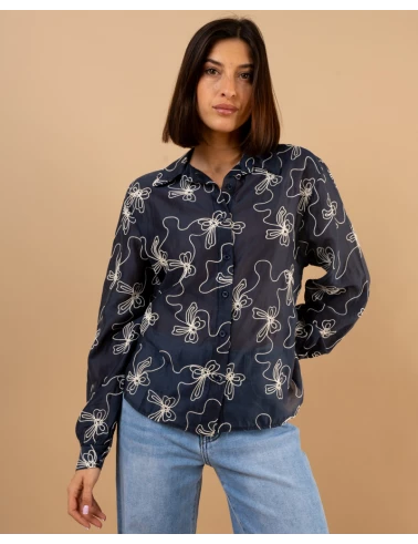 Chemise brodée