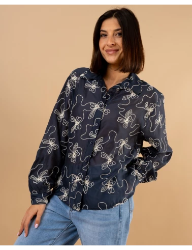 Chemise brodée