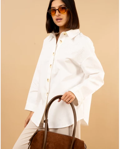 Chemise brodée