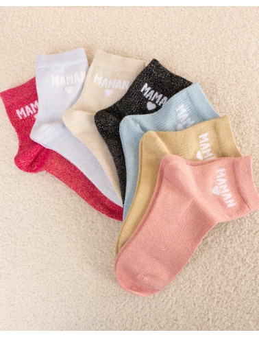 Chaussettes Maman lurex