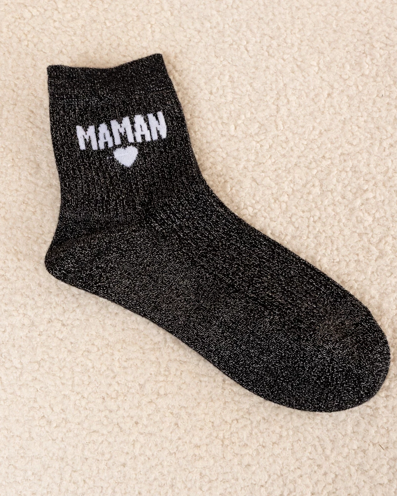 Chaussettes Maman lurex