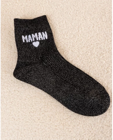 Chaussettes Maman lurex