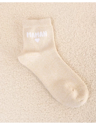Chaussettes Maman lurex