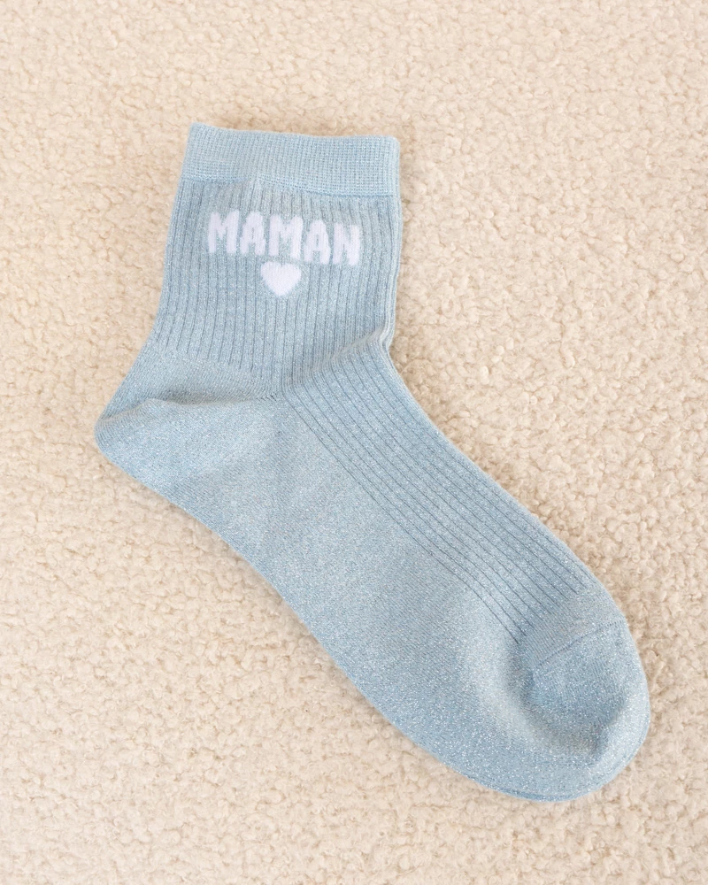 Chaussettes Maman lurex