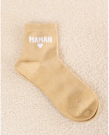 Chaussettes Maman lurex