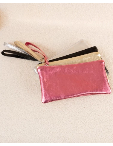 Pochette cuir