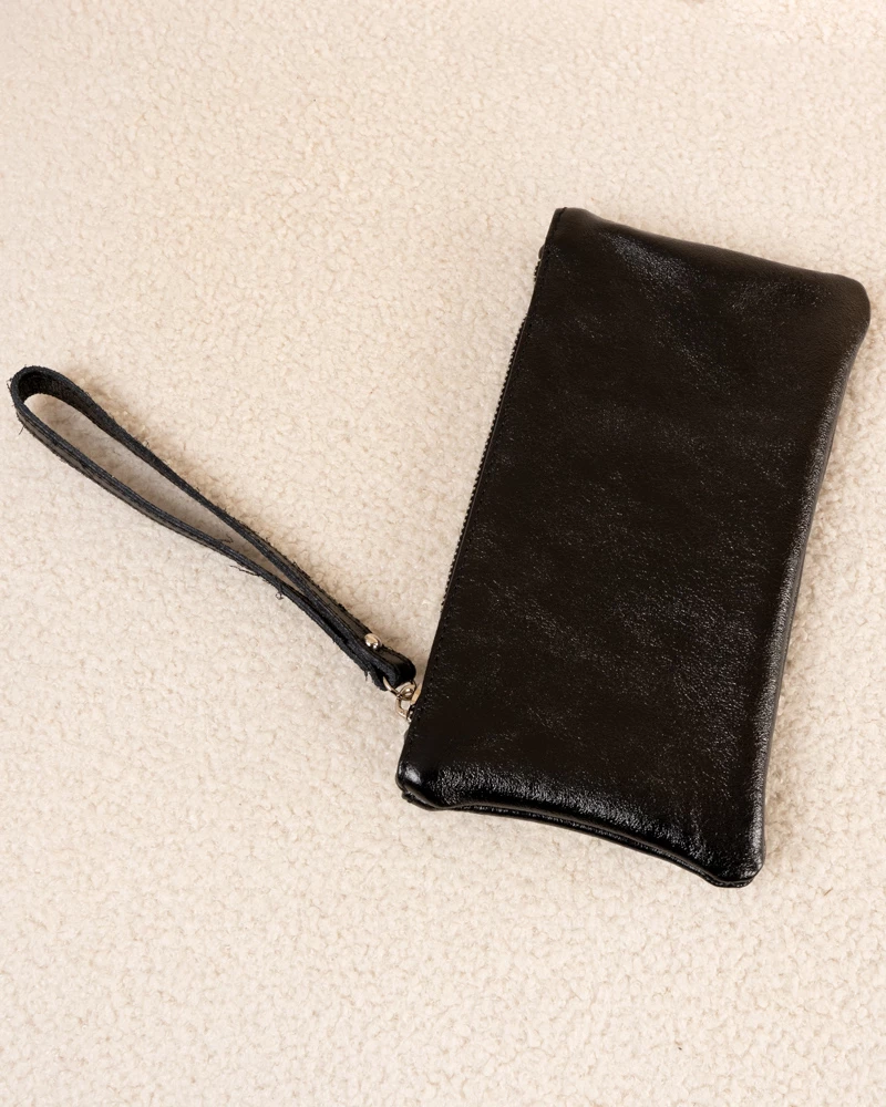 Pochette cuir