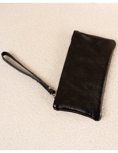 Pochette cuir