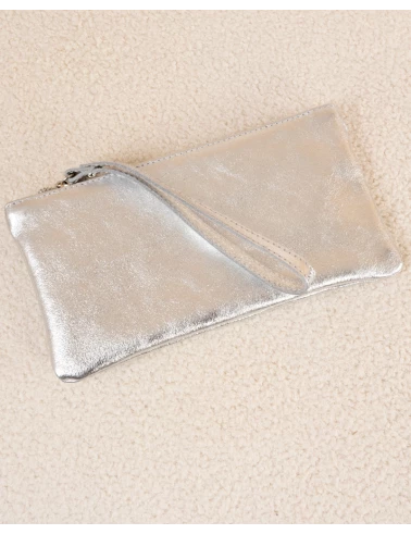 Pochette cuir