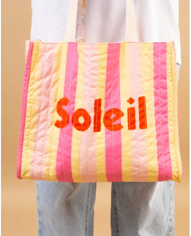 Sac rayures réversible
