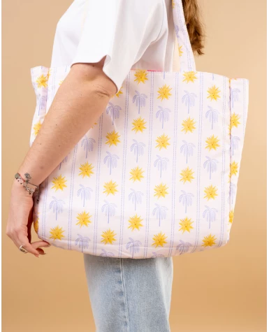 Sac rayures réversible